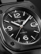 Bell & Ross - BR 05 Automatic 40mm Stainless Steel and Rubber Watch, Ref. No. BR05A-BL-CE/SRB