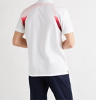 ALEXANDER MCQUEEN - Harness Cotton-Piqué Polo Shirt - White