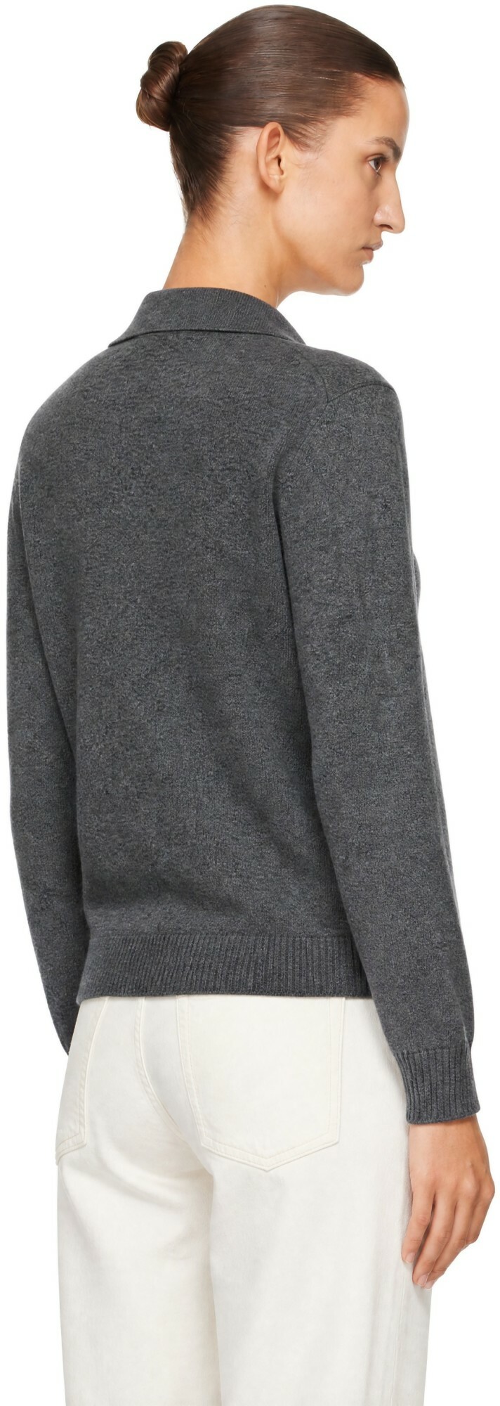 &Daughter Gray Argyle Polo