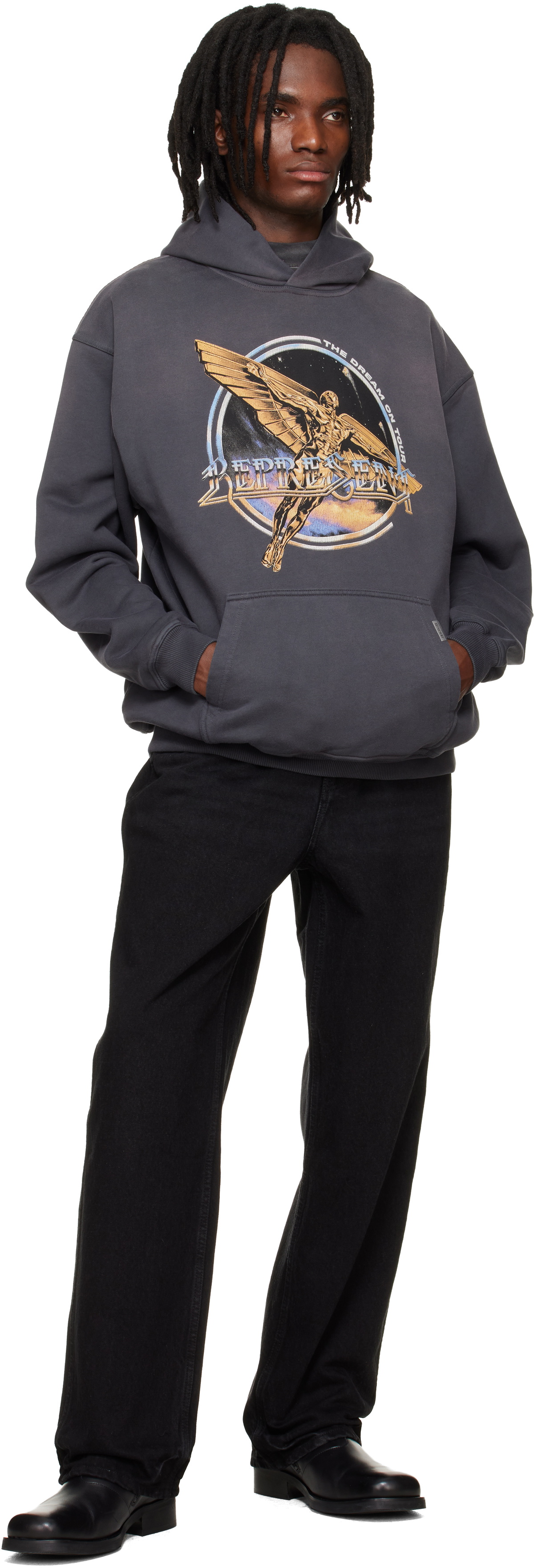 Represent Gray Golden Tour Hoodie
