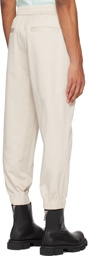 Solid Homme Beige Four-Pocket Trousers