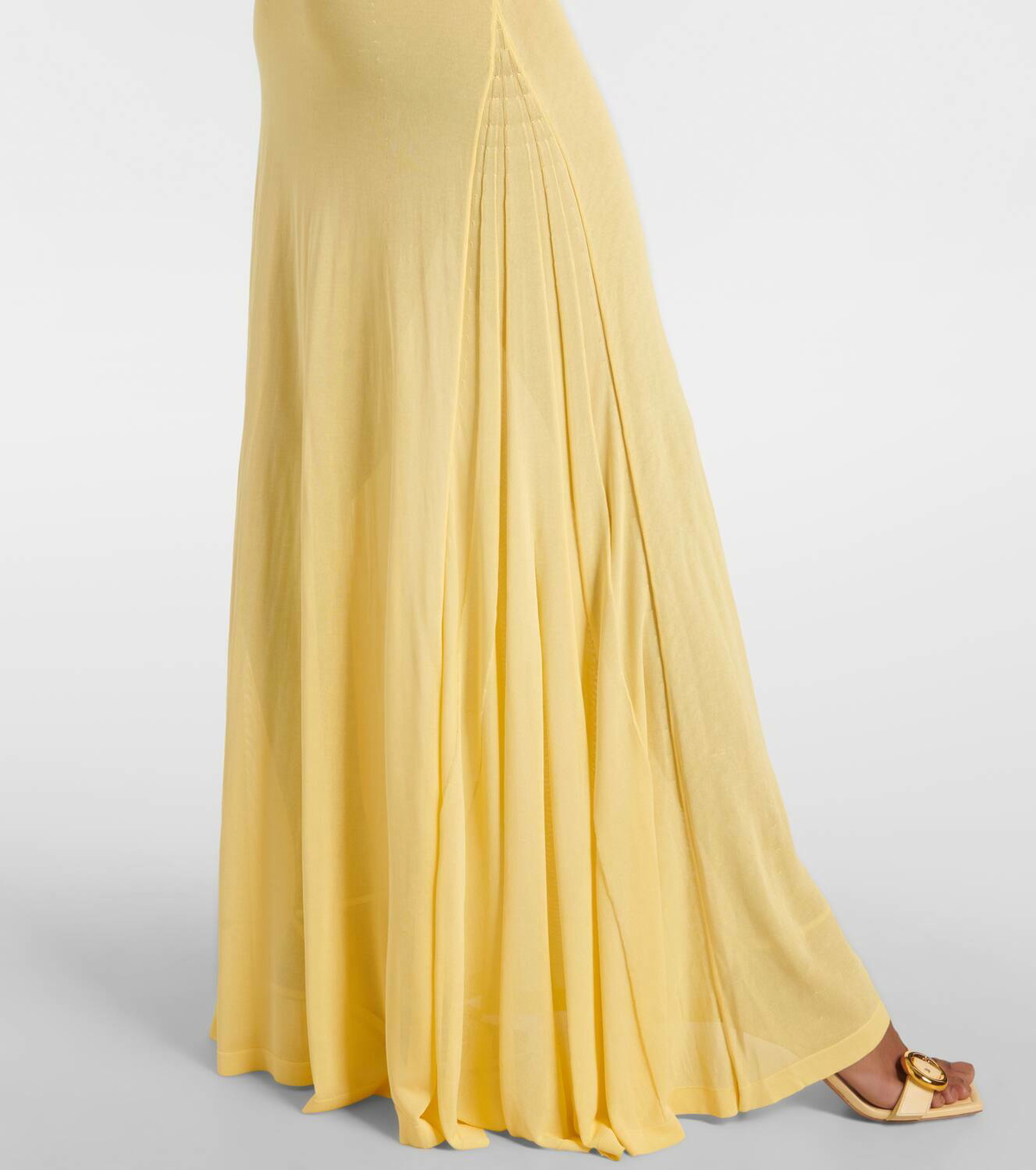 Jacquemus La Robe Maille Sculta maxi dress Jacquemus