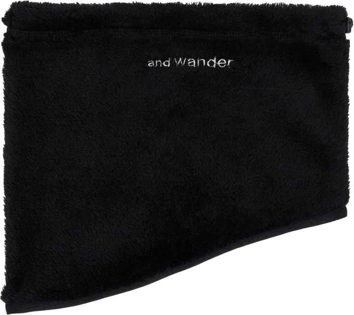 Photo: and wander Black High Loft Fleece Neck Warmer