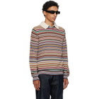 Paul Smith Multicolor 'Signature Stripe' Textured-Cotton Sweater