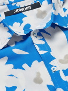 Jacquemus - Floral-Print Voile Shirt - Blue