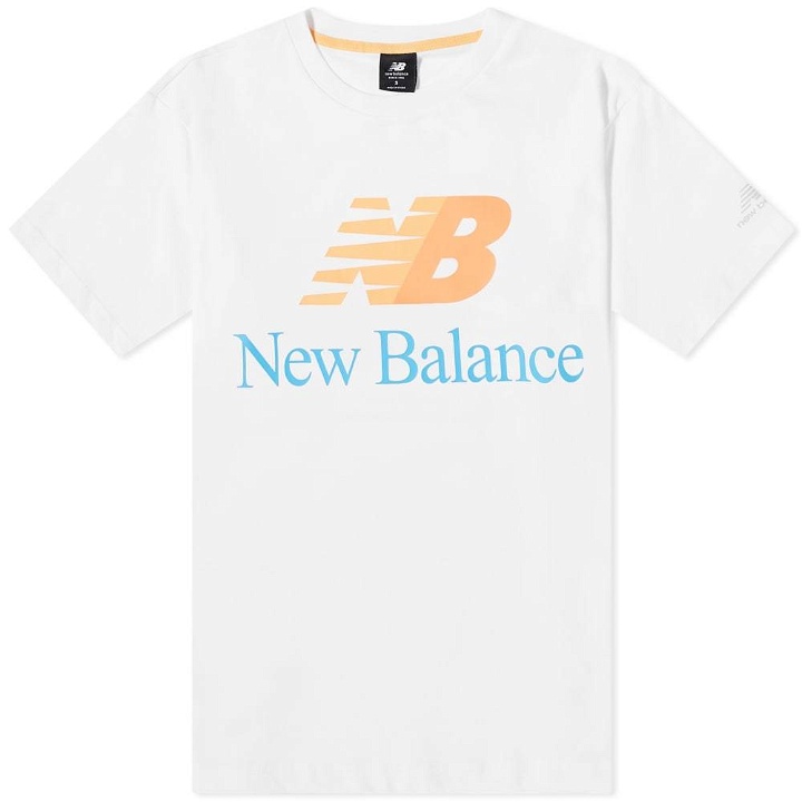 Photo: New Balance Essentials Celebrate Split Logo Tee