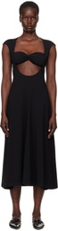 Beaufille Black Baes Midi Dress