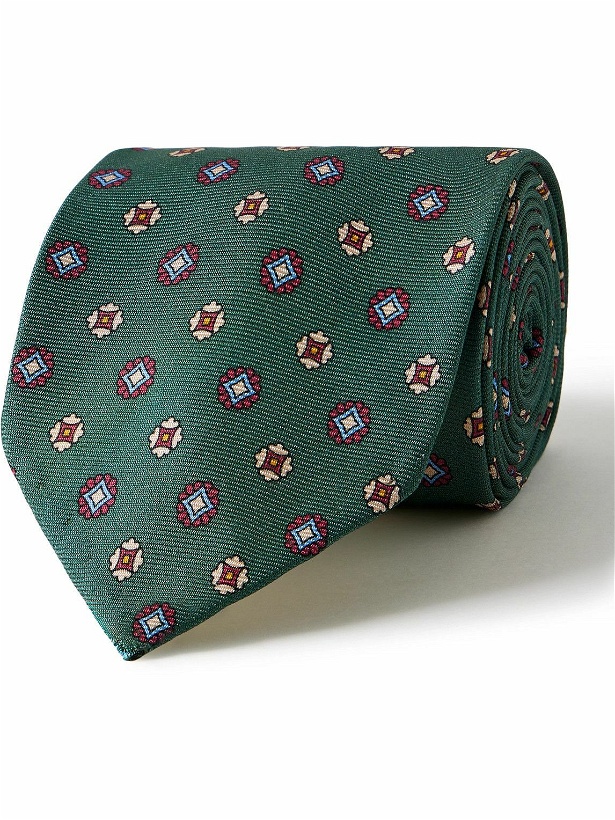 Photo: Rubinacci - 7.5cm Printed Silk-Twill Tie