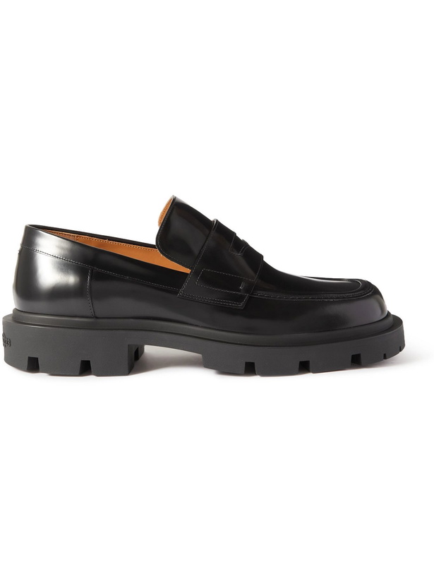 Photo: Maison Margiela - Leather Penny Loafers - Black