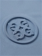 G/FORE - Slim-Fit Logo-Embossed Tech-Piqué Golf Polo Shirt - Blue