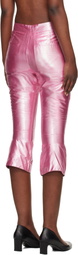Edward Cuming Pink Knee Jerk Capri Shorts