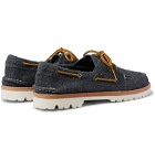 Sperry - Authentic Original Brushed-Suede Boat Shoes - Gray