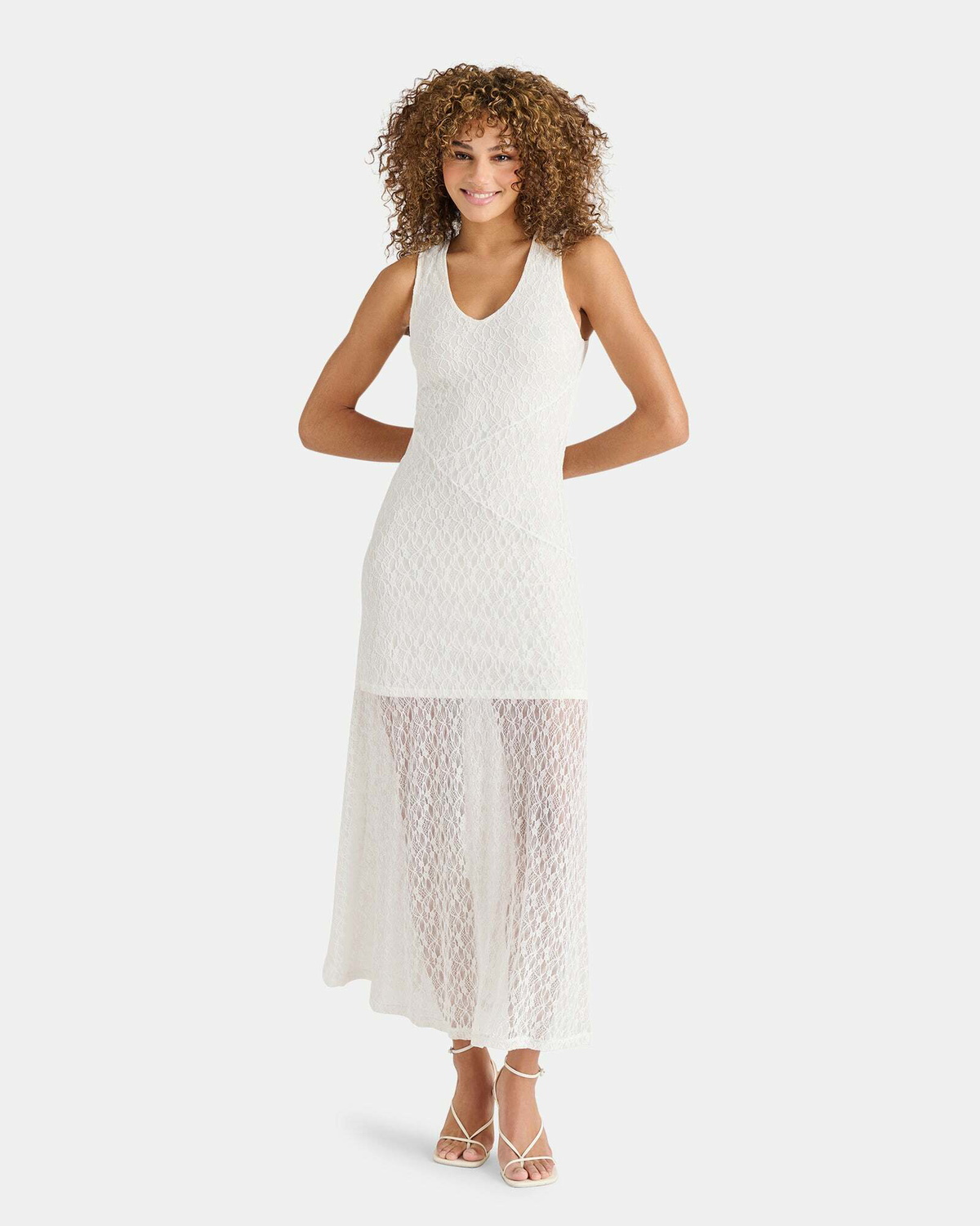 Steve Madden Theo Dress in White