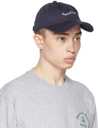 Museum of Peace & Quiet SSENSE Exclusive Navy Mini Wordmark Cap