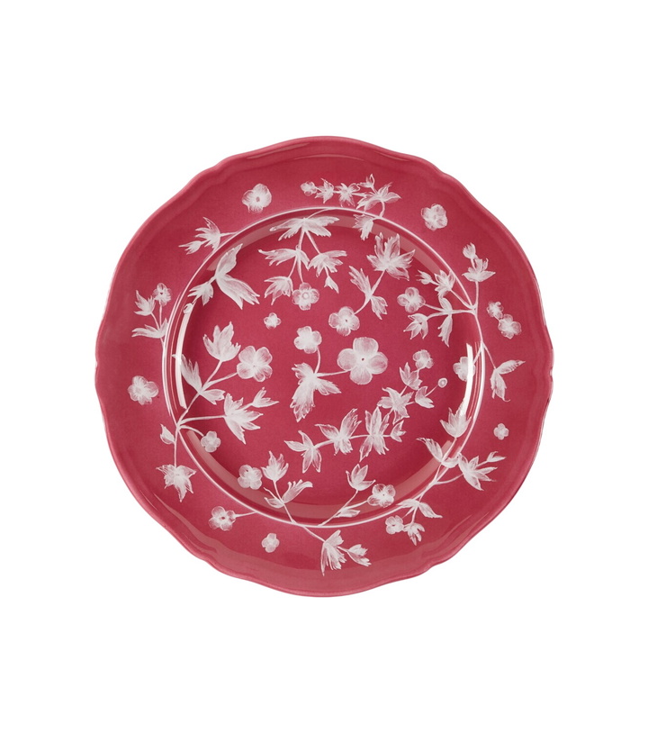 Photo: Cabana x Ginori 1735 floral porcelain dessert plate
