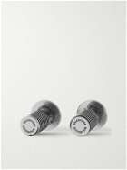 Balenciaga - Screw Antiqued Silver-Tone Earrings