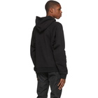 HELIOT EMIL Black Carabiner Logo Hoodie