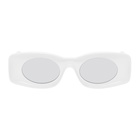 Loewe Grey and White Paulas Ibiza Square Sunglasses