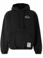 Satisfy - Logo-Print Organic SoftCell™ Cotton-Jersey Hoodie - Black