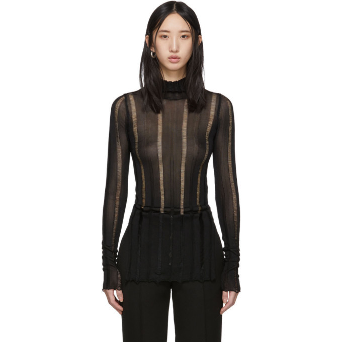 Photo: Yang Li Black Grunge Turtleneck