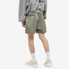 Fear Of God Track Short in Green Iridescent