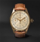 Montblanc - 1858 Chronograph Tachymeter Limited Edition 100 44mm Bronze and Alligator Watch - Brown