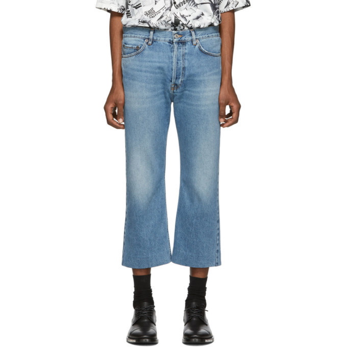 Photo: Balenciaga Blue Cropped Jeans