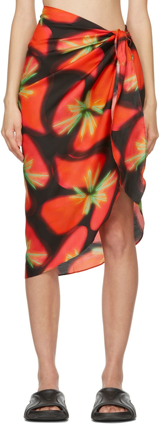 Louisa Ballou Multicolor Lightweight Sarong Skirt