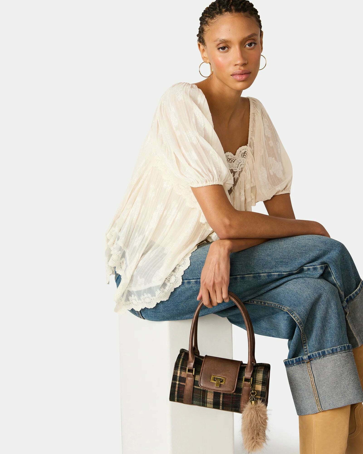 Steve Madden Bmavi-P Bag in Plaid