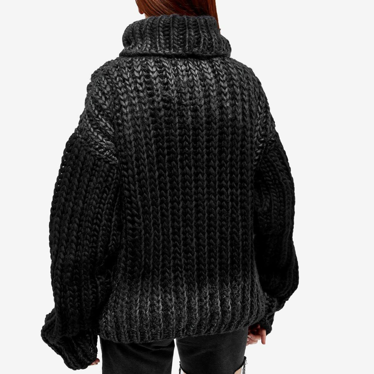 Bulky black sale sweater