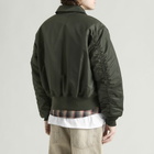 Alpha Industries Men's CWU-45 Heritage Bomber Jacket in Rep.Grey