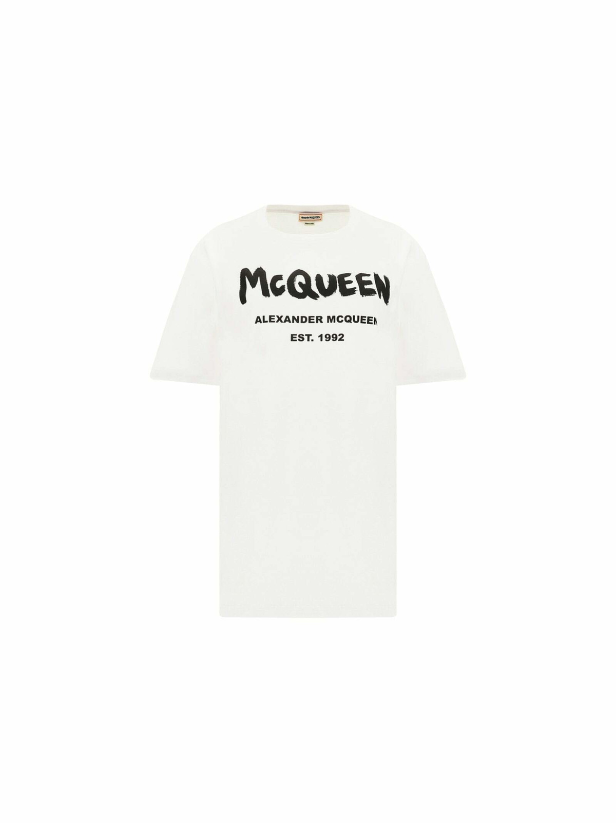 Alexander McQueen White Deconstructed Peplum T-Shirt