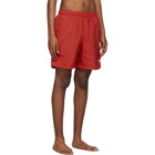 Stussy Red Stock Water Swim Shorts