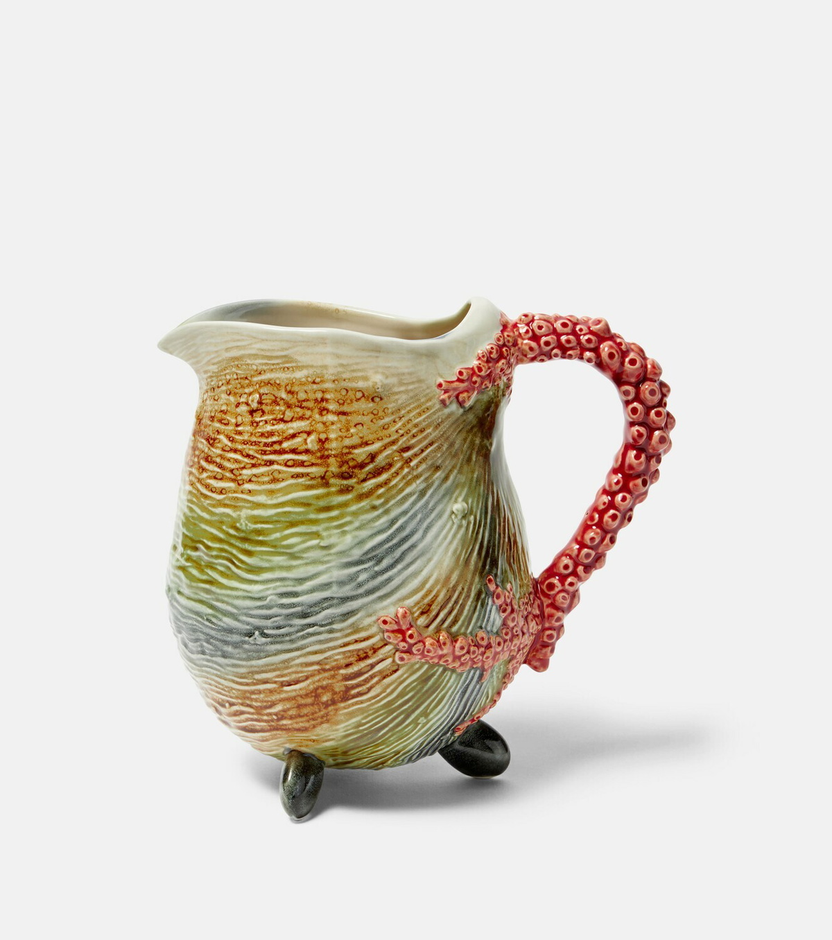 Bordallo Pinheiro Oyster earthenware pitcher