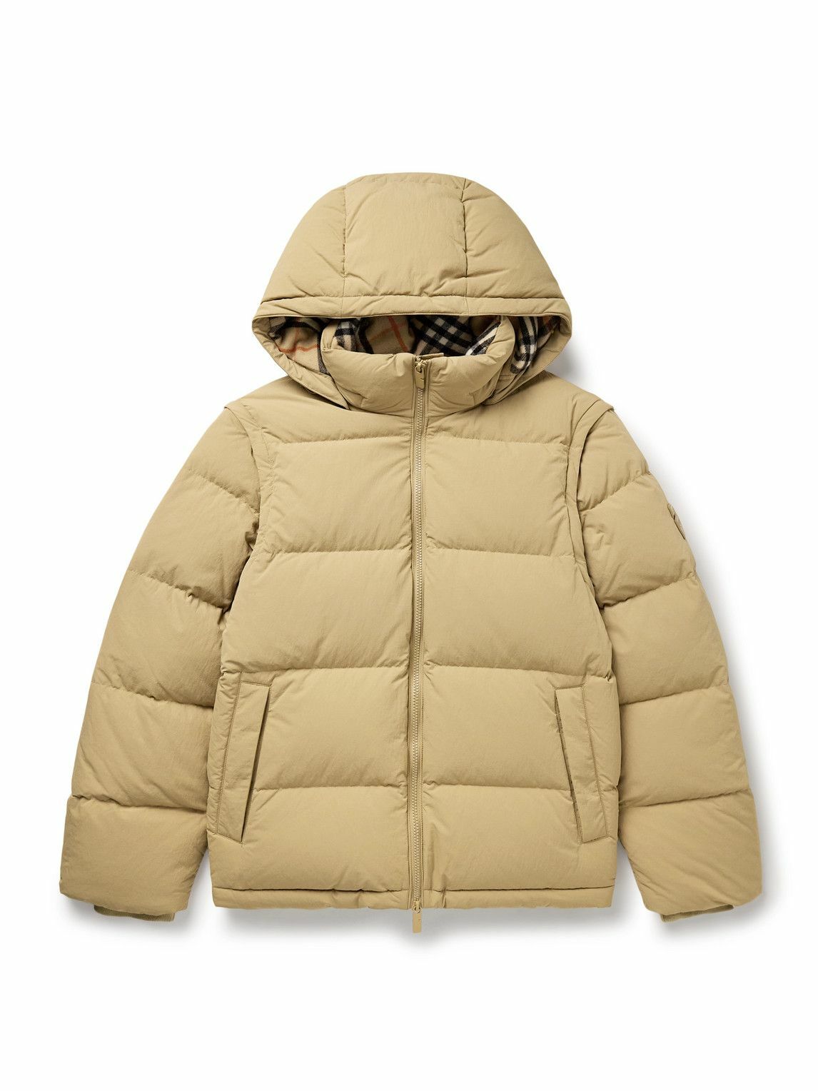 Burberry shell hooded jacket best sale