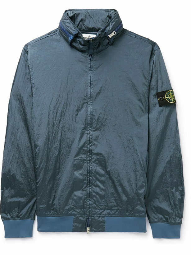 Photo: Stone Island - Logo-Appliquéd Nylon Metal Jacket - Blue