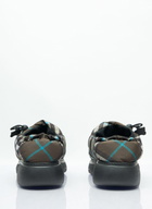 Burberry Check Nylon-Blend Pillow Mule