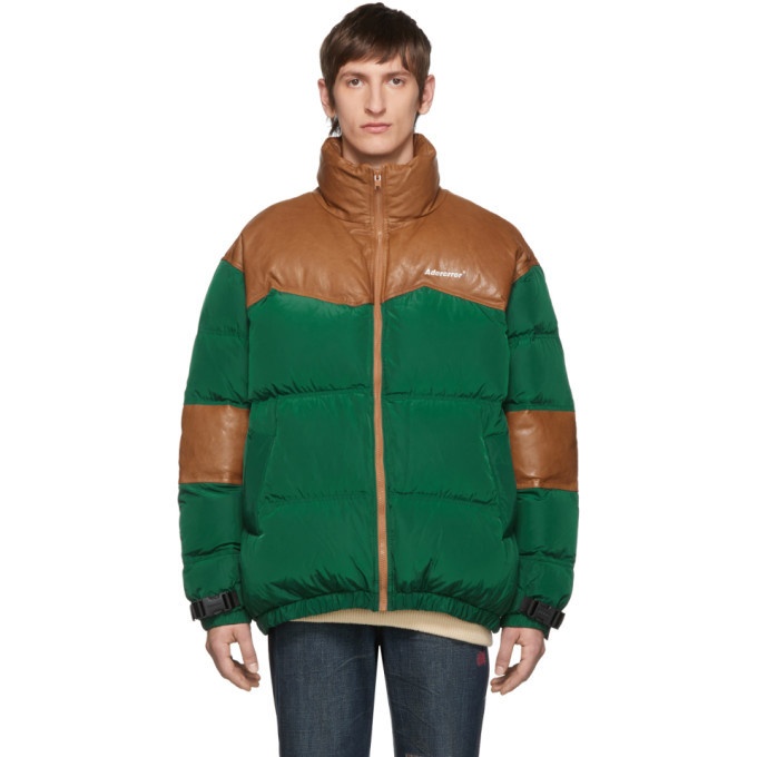 Photo: ADER error Green and Brown Down Dup Puffer Jacket