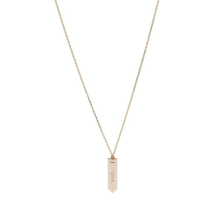 Photo: A.P.C. Men's Charly Necklace in Gold
