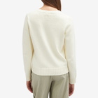 Sporty & Rich Women's Horse Knitted Sweater in Cream