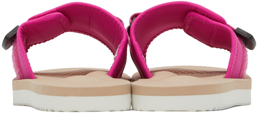 SUICOKE Pink & Beige PADRI Sandals