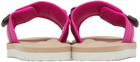SUICOKE Pink & Beige PADRI Sandals