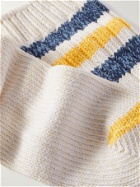 Thunders Love - Outsiders Striped Ribbed Recycled Cotton-Blend Socks