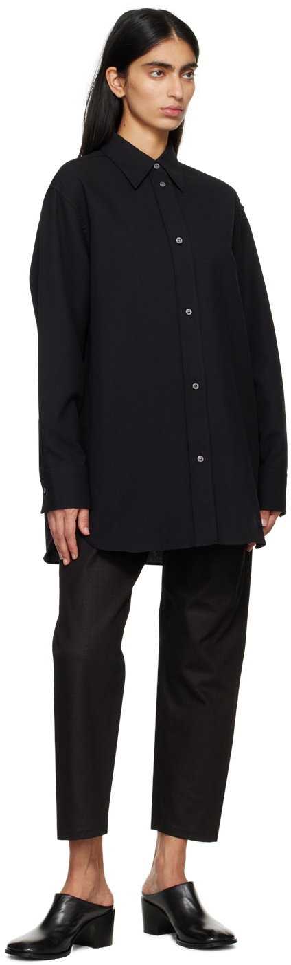 Studio Nicholson Black Santos Shirt