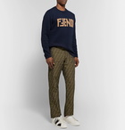 Fendi - Logo-Jacquard Trousers - Men - Brown