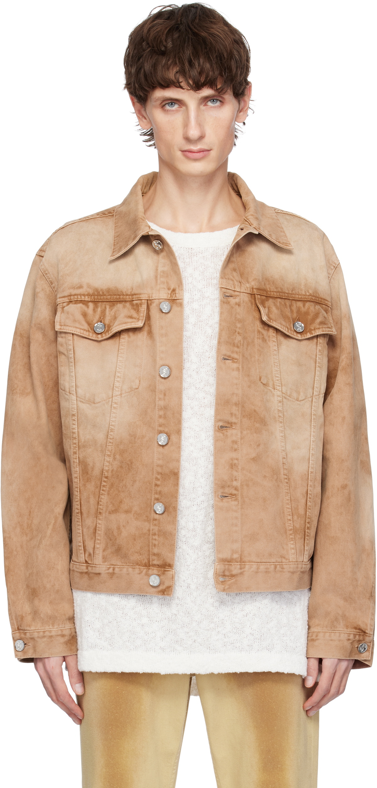Séfr Tan Huron Denim Jacket