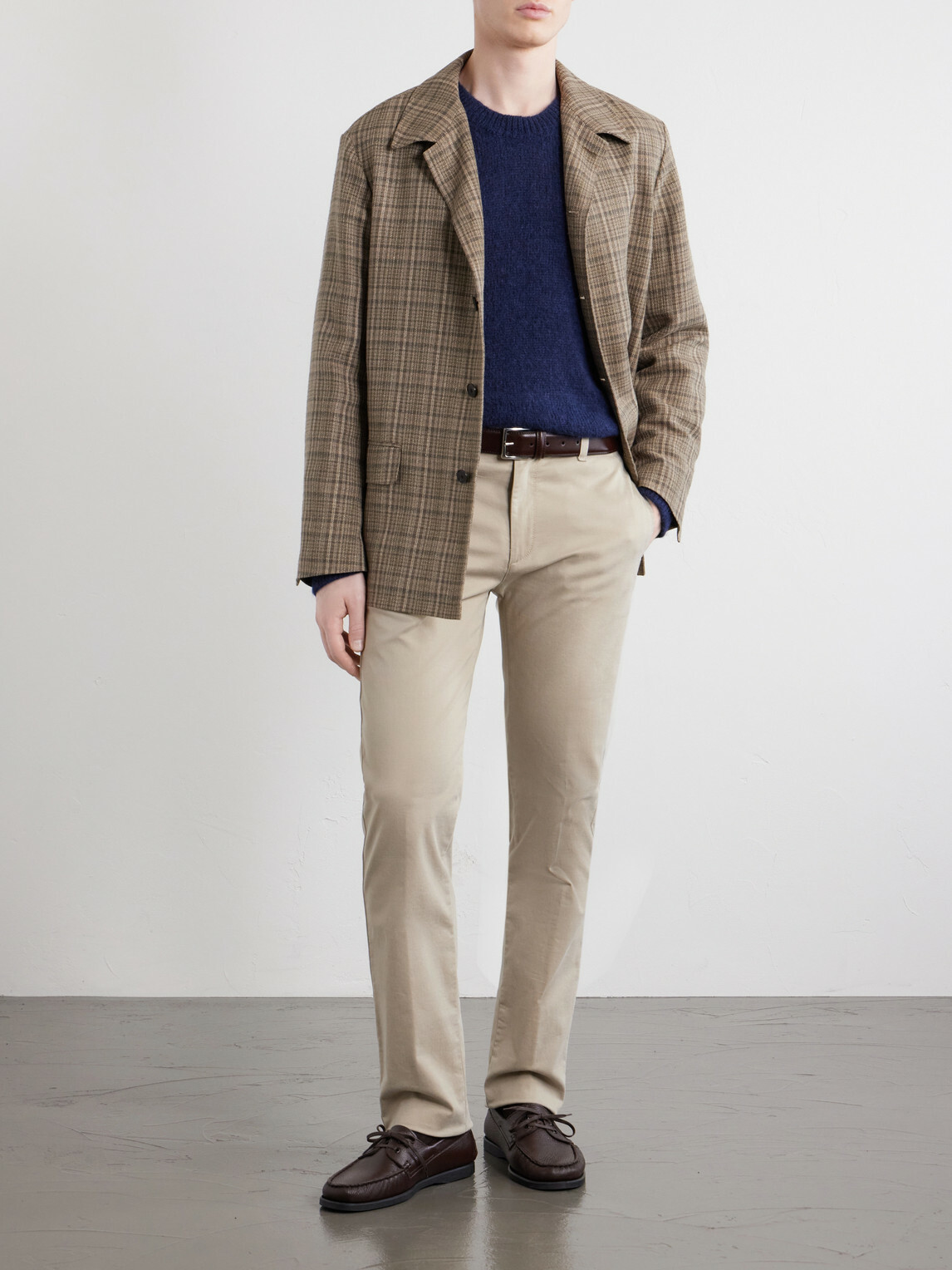 Massimo Alba - Winch Straight-Leg Cotton-Blend Twill Trousers - Neutrals
