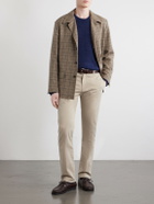 Massimo Alba - Winch Straight-Leg Cotton-Blend Twill Trousers - Neutrals