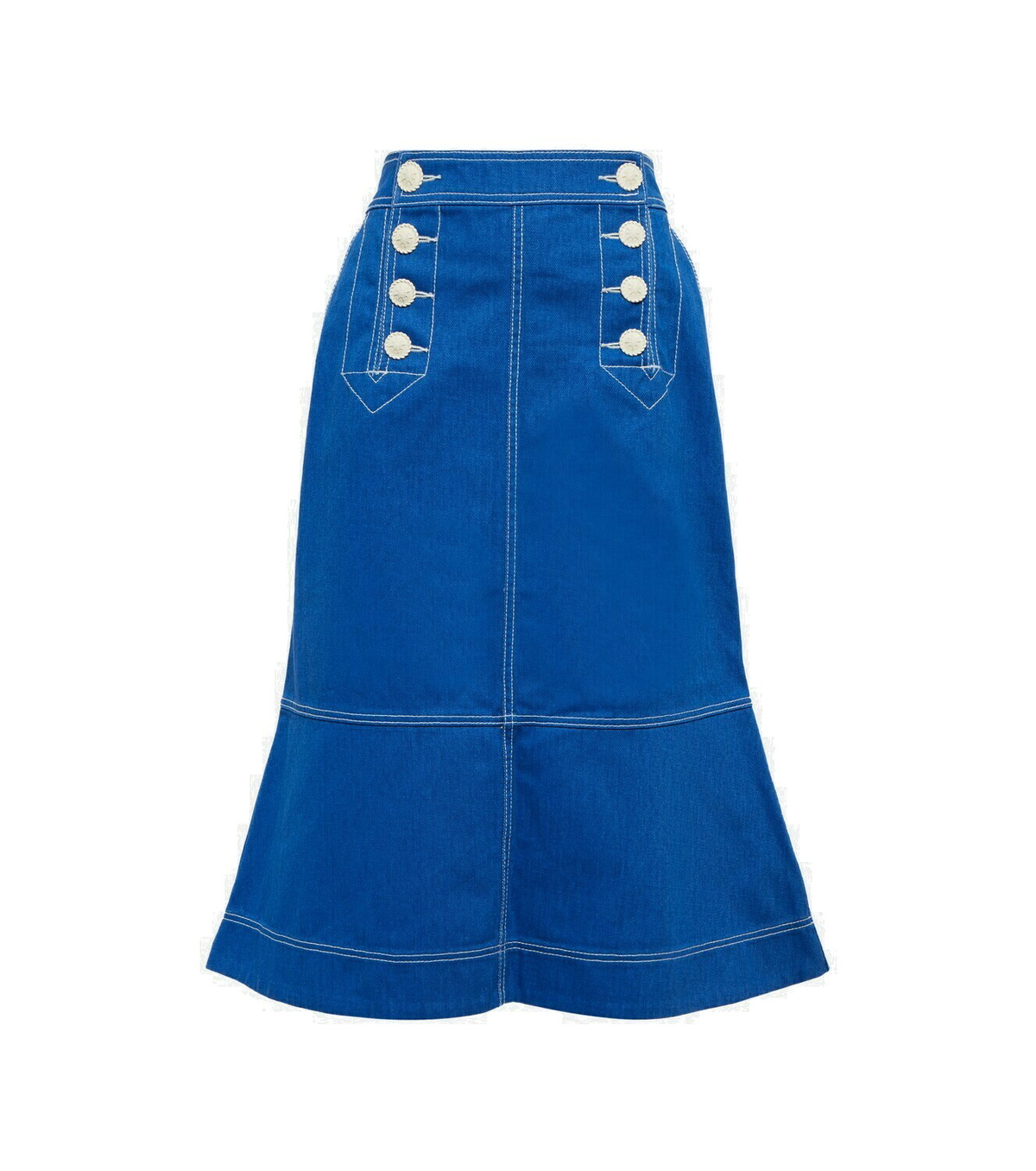 【Zimmermann】TALLOW DENIM MIDI SKIRT デニム ミディスカート Zimmermann TALLOW DENIM MIDI SKIRT | REVERSIBLE