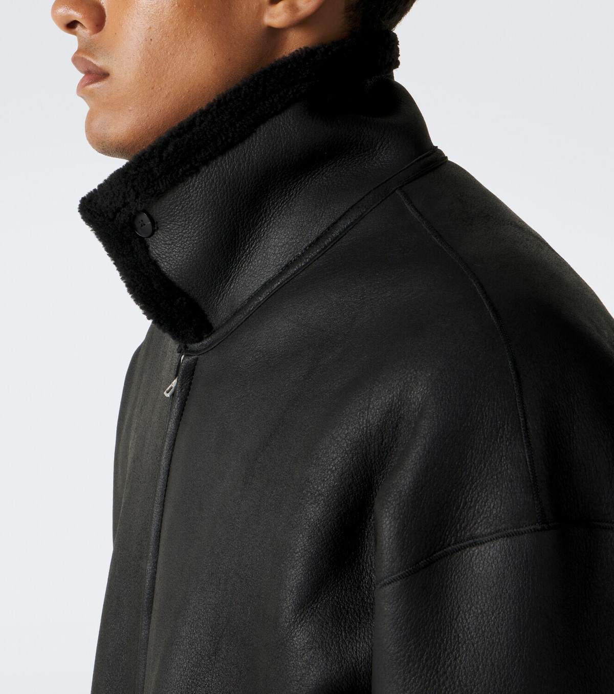Auralee Reversible shearling jacket